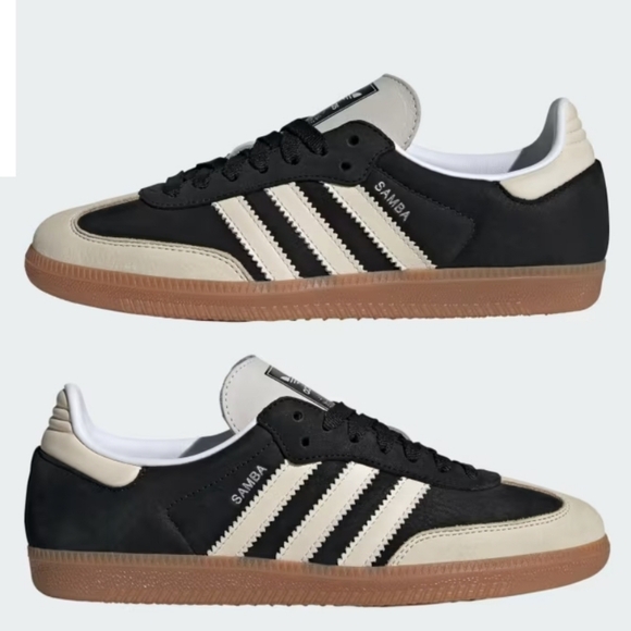Adidas Samba Black and White Shoes - Picture 1 of 13